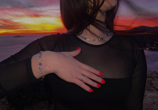 Bracelet jardin d'azur