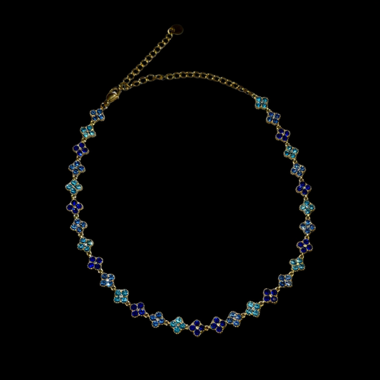 Collier jardin d'azur